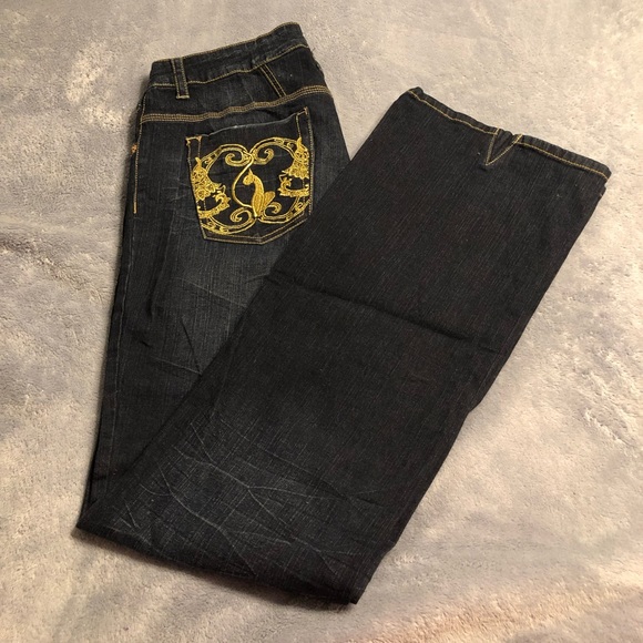 **❣️SOLD❣️**Baby Phat “Vintage” Dark Jeans Sz 16 - Picture 5 of 7